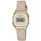 Reloj Casio Vintage LA670WEFL-9EF mujer cuero dorado