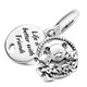 Charm colgante Oso, Zorro y Ardilla 799078C00 mujer plata