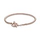 Pulsera Pandora Moments Cadena de Serpiente 589087C00-19 Rosé