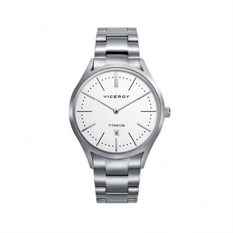 Reloj Viceroy 471305-07 hombre titanio blanco