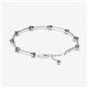 Pulsera Pandora de líneas de pavé brillante 599217C01-16 mujer