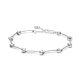 Pulsera Pandora de líneas de pavé brillante 599217C02-18 mujer