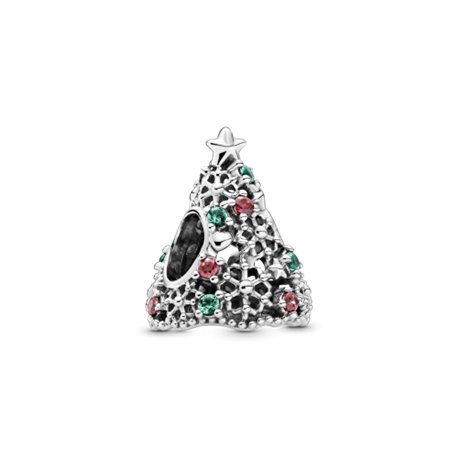 Charm Pandora Árbol de Navidad con brillo 799226C01 mujer plata