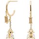 Pendientes breeze AR01-315-U gold mujer