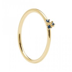 Anillo P D Paola Daisy gold AN01-183-14 plata