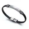 Pulsera Viceroy 6300P01010 Hombre Acero y piel Negro