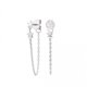 Pendientes aro ITEMPORALITY SEA-100-124-UU plata