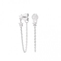 Pendientes aro ITEMPORALITY SEA-100-124-UU plata