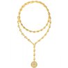 Collar GUESS UBN70008 mujer acero dorado