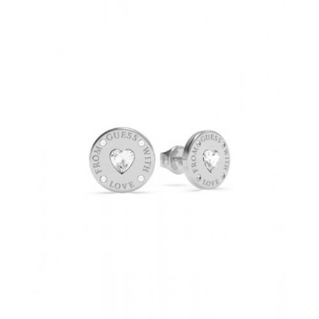 Pendientes moneda GUESS UBE70036 mujer acero 