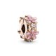 Clip Pandora margarita rosa 788809C01 mujer rosé