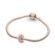 Clip Pandora margarita rosa 788809C01 mujer rosé