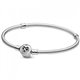 Pulsera Pandora 599365C00-17 corazón infinito  