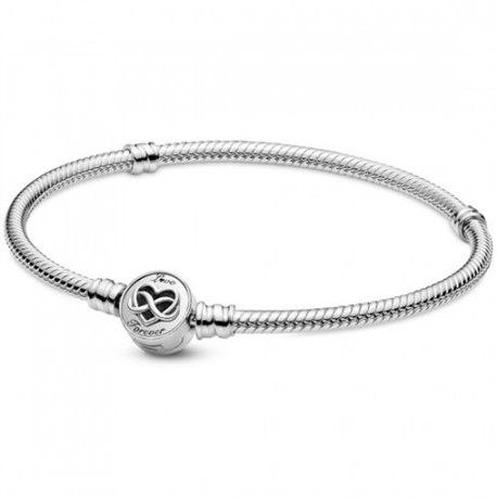 Pulsera Pandora 599365C00-17 corazón infinito  