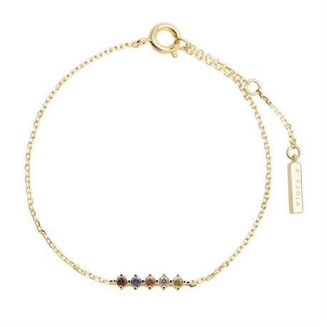 Pulsera P D Paola Sage PU01-110-U baño oro