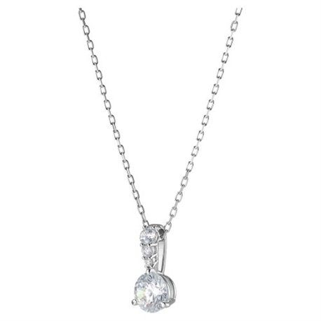 Colgante Swarovski Solitaire 5472635 mujer blanco