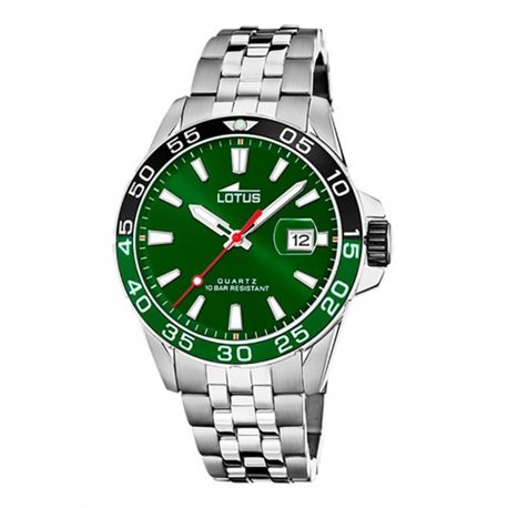 Reloj Lotus Excellent 18766/2 acero hombre verde