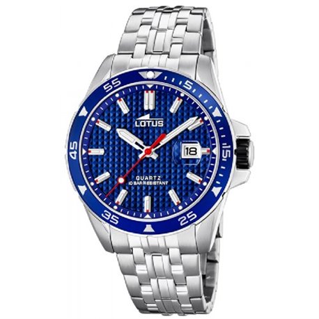 Reloj Lotus Excellent 18641/3 acero hombre azul