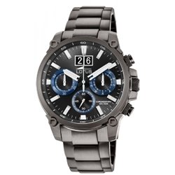 Reloj Lotus Chrono 10140/3 acero negro y azul