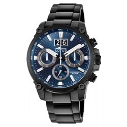 Reloj Lotus Chrono 10141/2 acero negro y azul