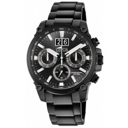 Reloj Lotus Chrono 10141/3 acero negro y blanco