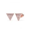 Pendientes triángulo Guess UBE70122 IP oro rosa 