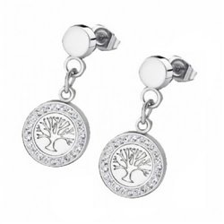 Pendientes Lotus Style árbol LS1869-4/1 acero