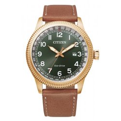 Reloj Citizen Caballero 3 agujas BM7483-15X piel