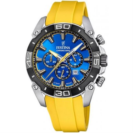 Reloj Festina Chrono bike F20544/4 caucho bicolor