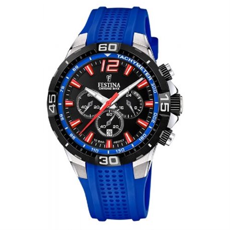 Reloj Festina Chrono bike F20523/1 caucho azul