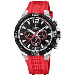 Reloj Festina Chrono bike F20523/7 caucho rojo