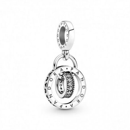 Charm colgante Pandora 799490C01 Círculos logo