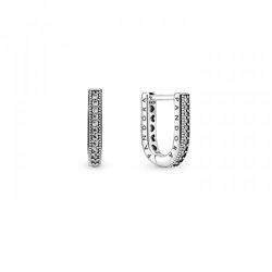 Pendientes de aro Pandora 299488C01 plata mujer