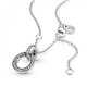 Collar Pandora 399487C01-45 doble círculo plata