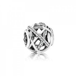 Abalorio Calado PANDORA 791388CZ Mujer Plata Galaxia Blanco