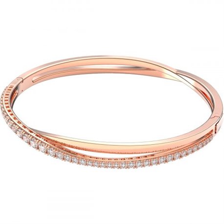 Pulsera Swarovski twist 5620552 tono oro rosa