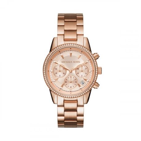 Reloj Michael Kors Jetset MK6357 acero oro rosa