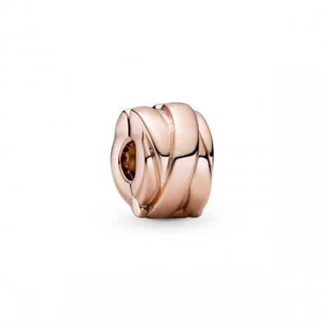 Clip Pandora cintas pulidas 789502C00 mujer rose