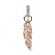 Charm colgante Pandora rose 789550C01 pluma