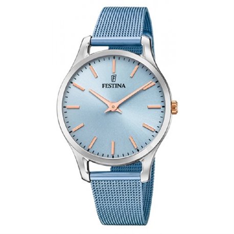 Reloj Festina Boyfriend F20506/2 mujer acero azul