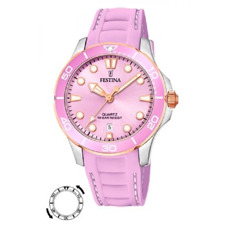 Reloj Festina Boyfriend F20502/3 mujer caucho