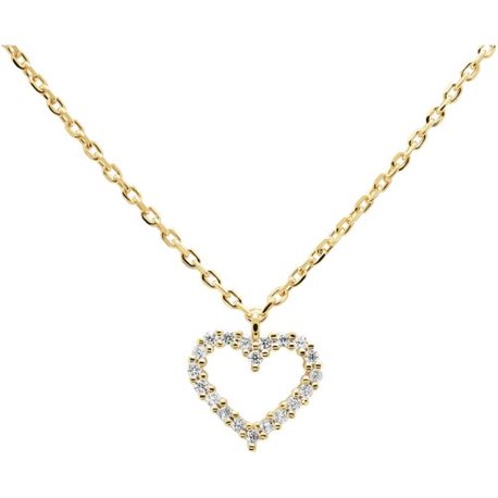 Colgante P D Paola White heart CO01-220-U plata