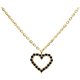 Colgante P D Paola Black heart CO01-221-U plata