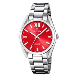 Reloj Festina Boyfriend F20622/B acero mujer rojo