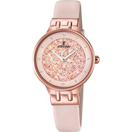 Reloj Festina Mademoiselle F20406/2 acero y piel