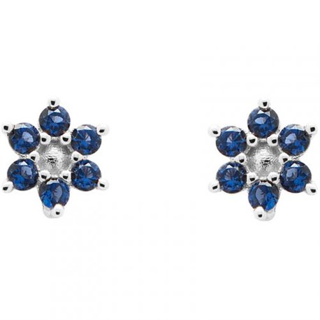 Pendientes P D Paola AR02-348-U Indigo Peony 