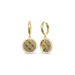 Pendientes Guess JUBE01158JWYGT-U Round Harmony