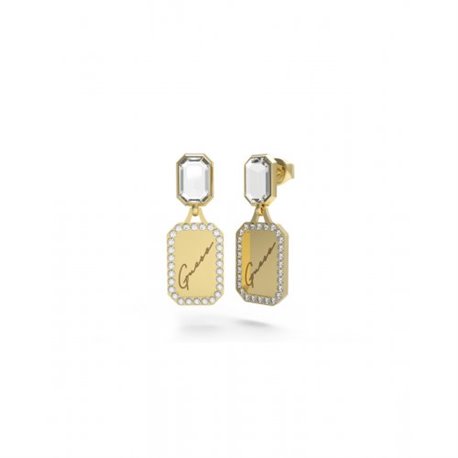 Pendientes Guess JUBE01132JWYGT-U Crystal Tag