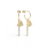 Pendientes Guess JUBE01079JWYGT-U Heart to heart