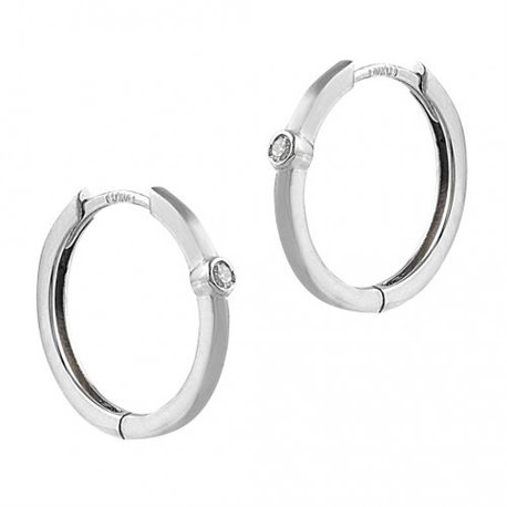 Pendientes Itemporality GEA-101-043-UU oro blanco